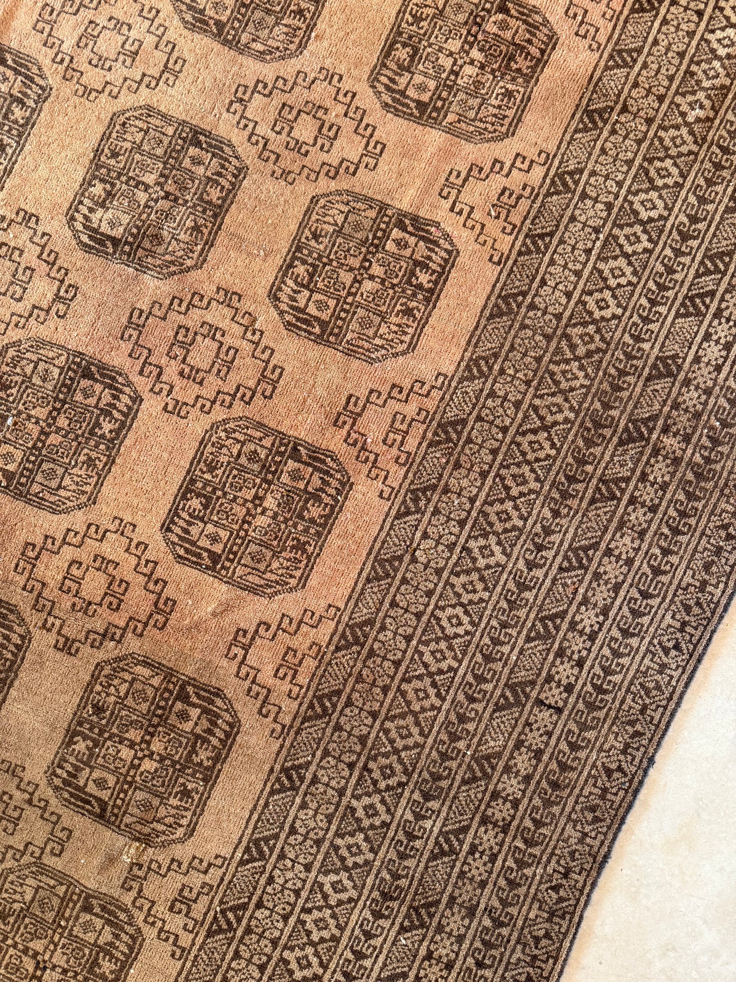 Vintage Elephant Footprint Rug