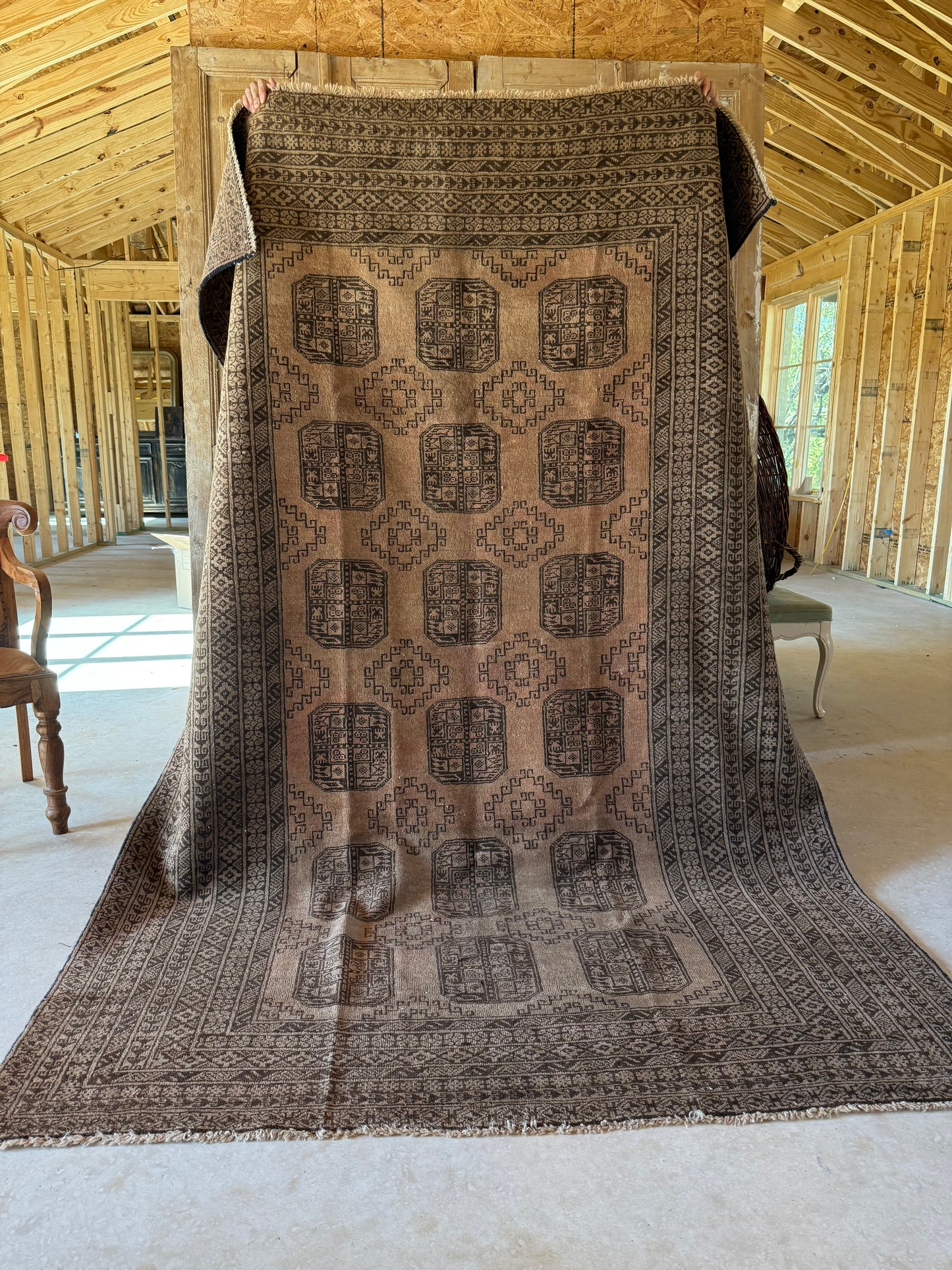 Vintage Elephant Footprint Rug