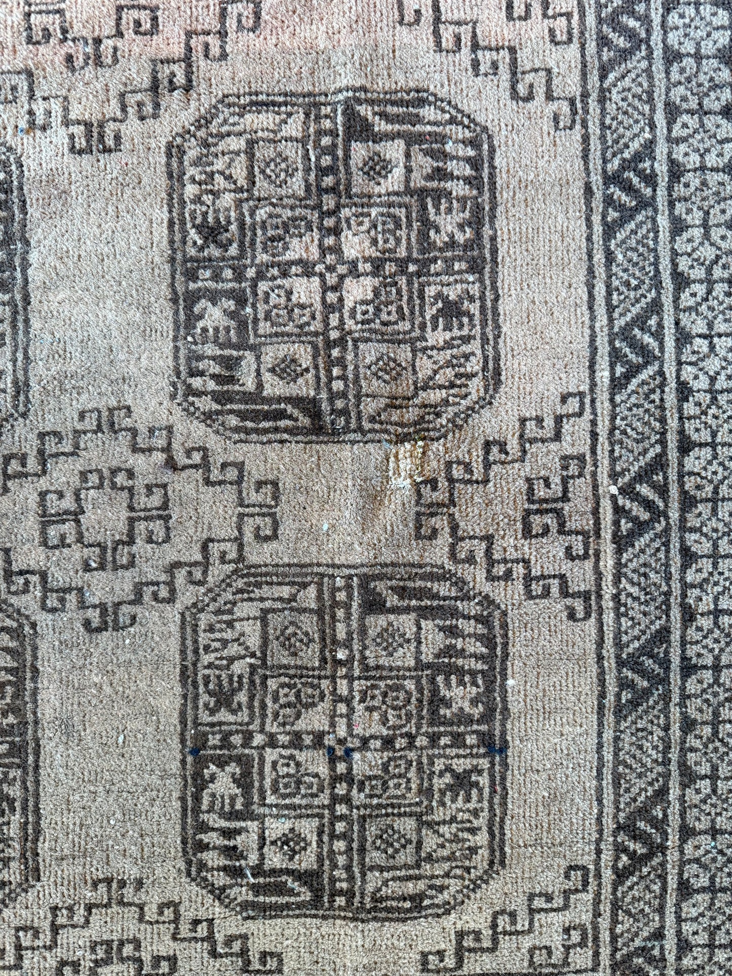 Vintage Elephant Footprint Rug