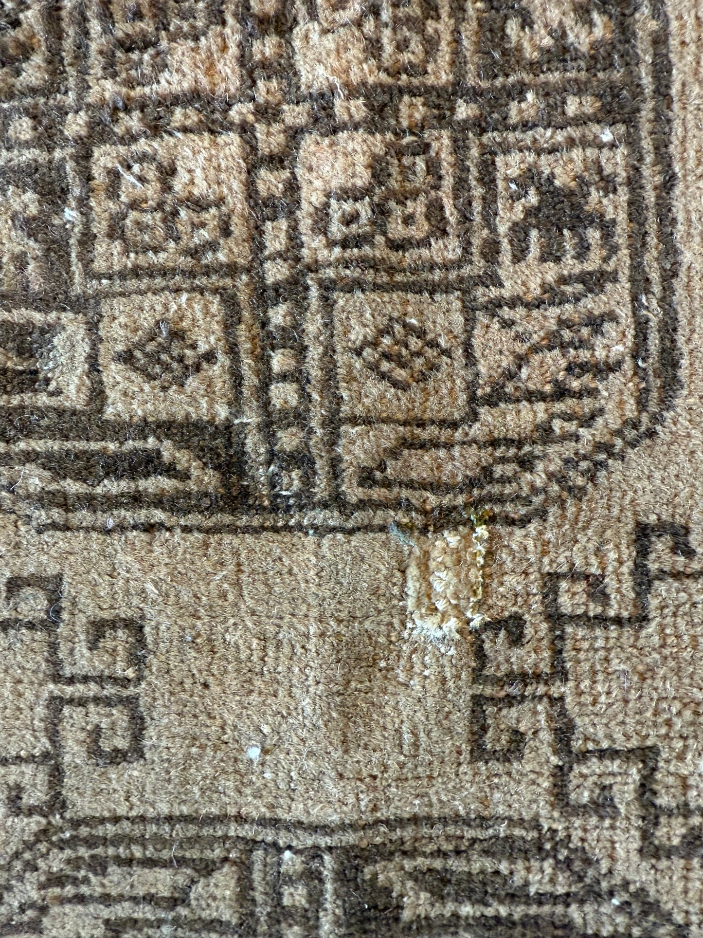 Vintage Elephant Footprint Rug