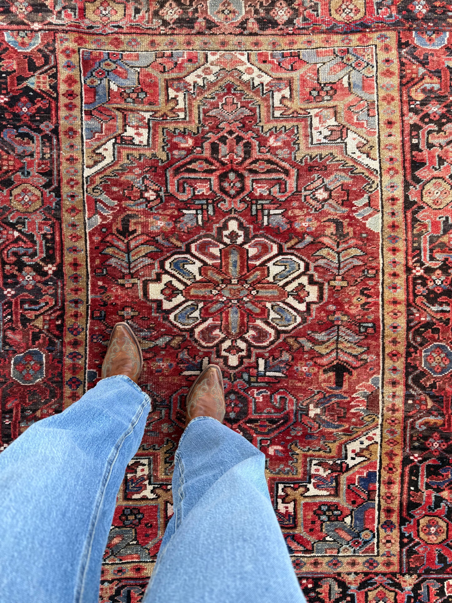 Vintage Heriz Rug