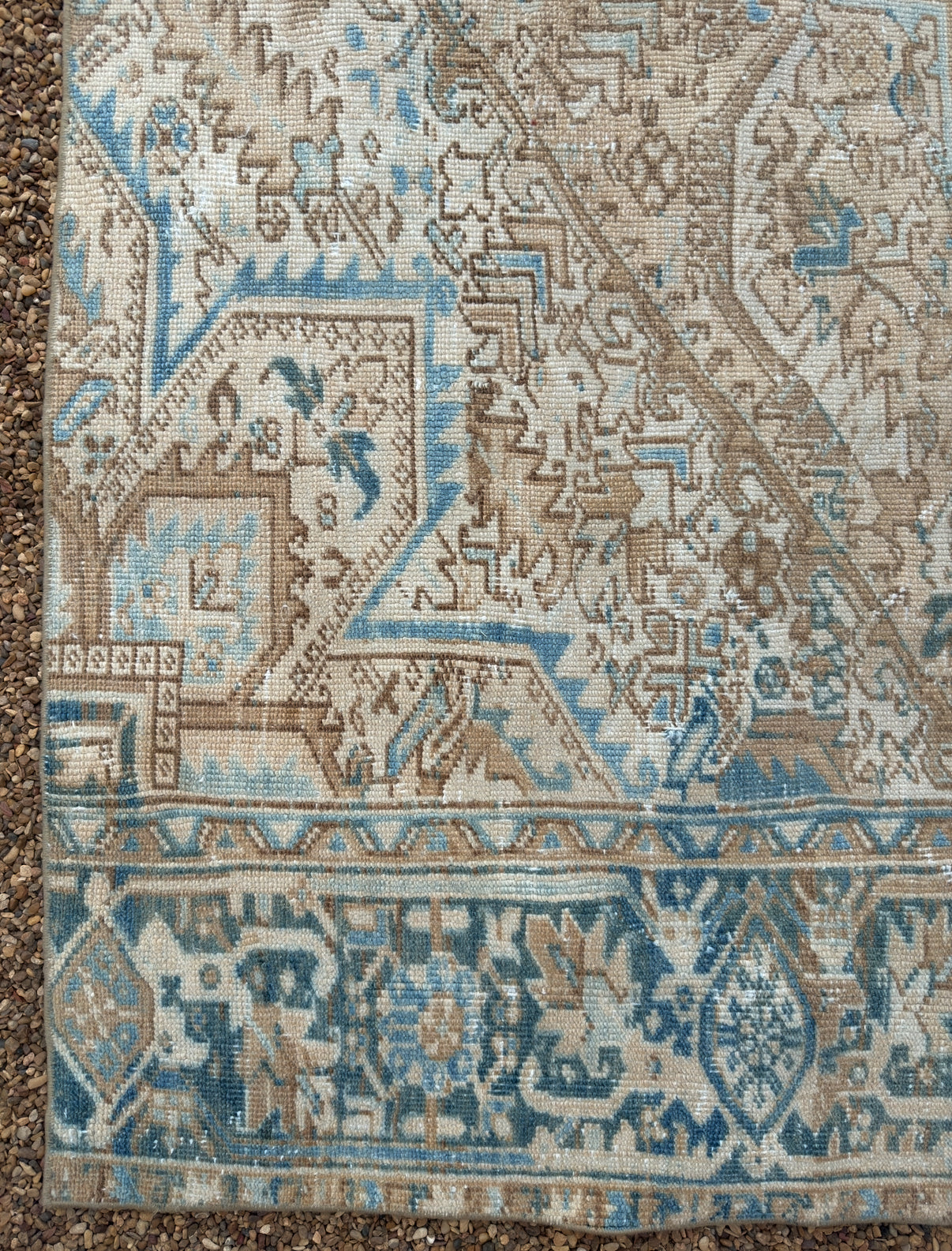 Vintage Persian Rug | Heriz Segment
